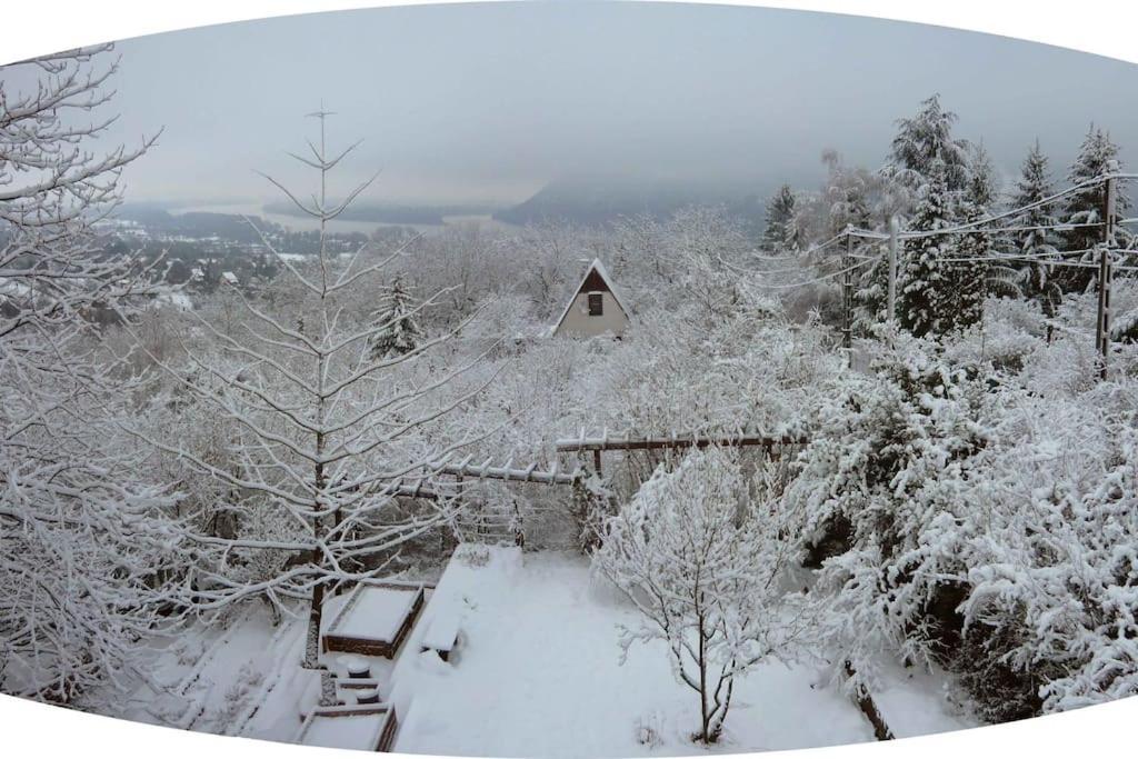 Erdo Lelke Vendeghaz: Mesebeli, Erdoszeli Fahaz Panoramaval Villa นากีมาโรช ภายนอก รูปภาพ